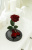 Роза в колбе 28 см, Maroon Premium