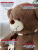 Плюшевый медведь Оскар 145 см Бурый с шарфиком