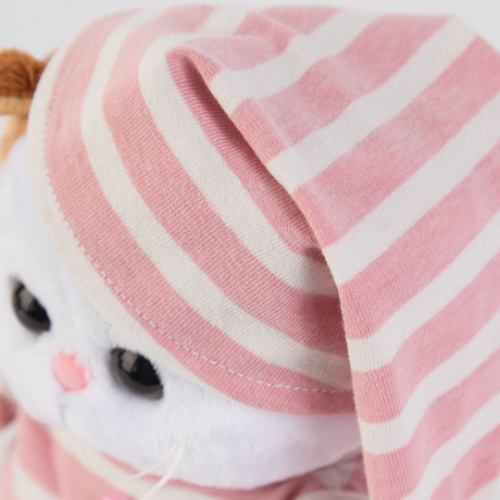 Мягкая игрушка "Кошечка Ли-Ли Baby" в полосатой пижамке
