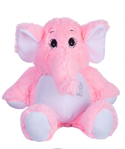 Розовый слоник Дипси 75 см