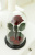 Роза в колбе 28 см, Maroon Premium